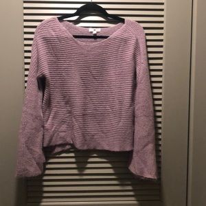 Lilac Bell Sleeve Sweater